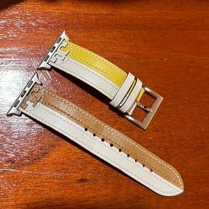 Tory Burch “McGraw Patch Leather” Apple Watch Band. 38mm/40mm.
